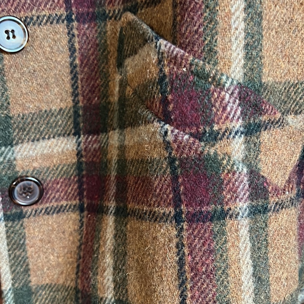 Braetan women’s jacket brown plaid size Medium - Picture 2 of 4